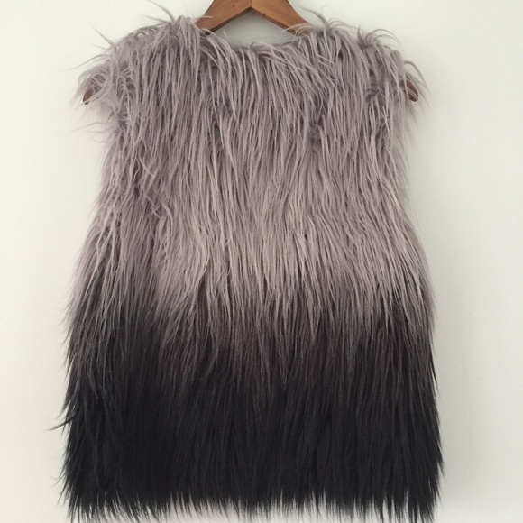 BCBGMAXAZRIA Bonni Ombre Faux Fur Vest - Picture 11 of 16